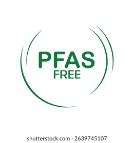 pfas free text information sign