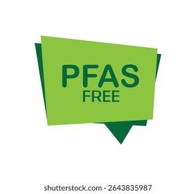 pfas free text information sign