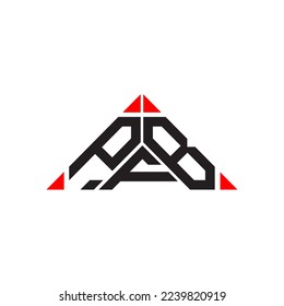 PFB letter logo creative design with vector graphic, PFB simple and modern logo.