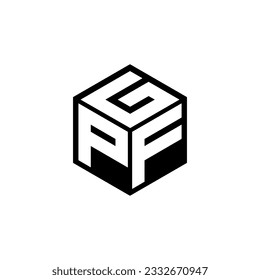 PFG letter logo design in illustration. Vector logo, calligraphy designs for logo, Poster, Invitation, etc.