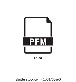 PFM ICON ,M IMAGE FILE ICON