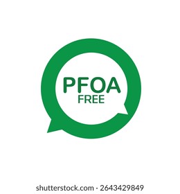 pfoa free text information sign