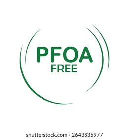 pfoa free text information sign