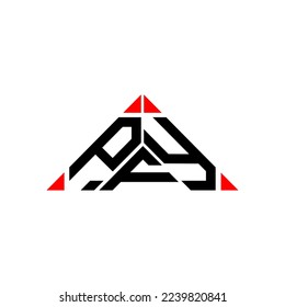PFY letter logo creative design with vector graphic, PFY simple and modern logo.