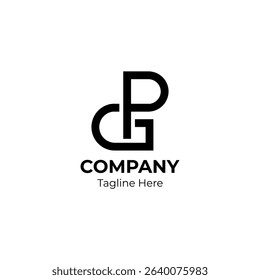 
PG company letter monogram logo. Letter PG inspiring company logo.
