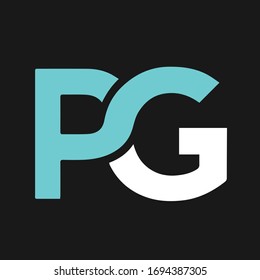 PG company logo template vector