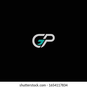 Logo de PG o GP y diseños de iconos