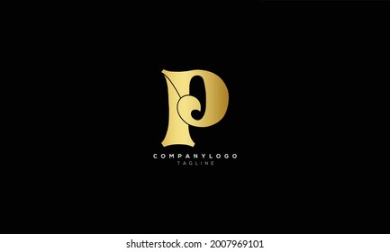 PG GP P AND G Abstract initial monogram letter alphabet logo design