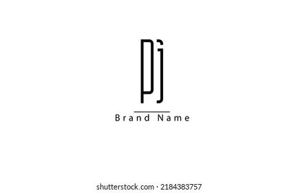 PG GP P G abstract vector logo monogram template