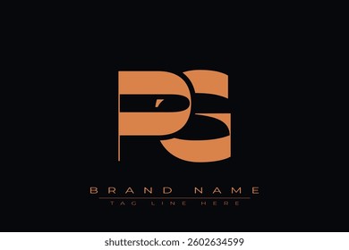 PG initial letter logo design. Letter P and G luxury alphabet letter logo icon template
