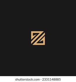 PG Letter Initial Designs Template with Gold icon and Black Background, PG icon modern

