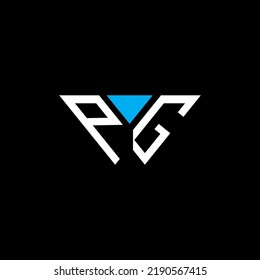PG letter logo creative design with vector graphic, PG simple and modern logo.
