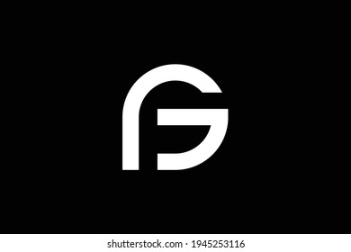 PG letter logo design on luxury background. GP monogram initials letter logo concept. PG icon design. GP elegant and Professional white color letter icon design on black background.