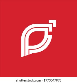 PG letter logo design premium