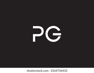PG letter logo and initial logo design