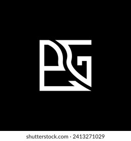 PG letter logo vector design, PG simple and modern logo. PG luxurious alphabet design  