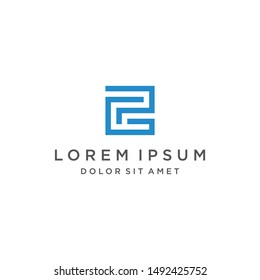 PG Logo Monogram Icon Vector Template