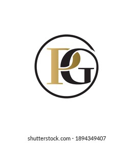 Pg Luxury Logo Design Vector Icon Stock Vector (Royalty Free ...