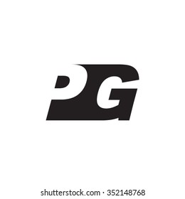 PG Negative Space Letter Logo