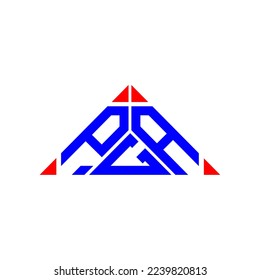 PGA Brief Logo kreatives Design mit Vektorgrafik, PGA einfach und modern Logo.