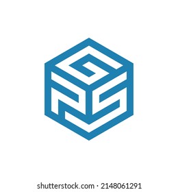 PGS initials logo design. Premium vector, clean, professional, modern.