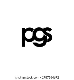 Pgs Letter Original Monogram Logo Design