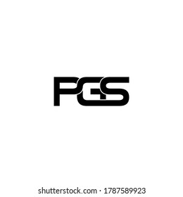 Pgs Letter Original Monogram Logo Design