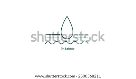 pH Balanced Skincare Product Icon