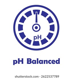 Icono de Vector equilibrado de Ph, Balance de Ph
