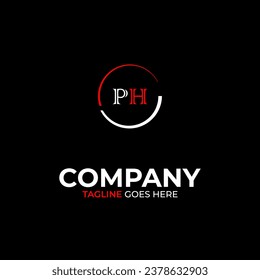 PH creative modern letters logo design template