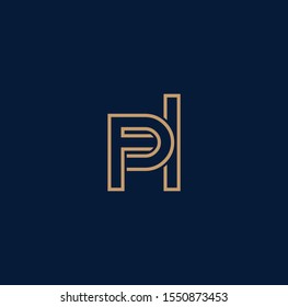 Ph Letter Designs Logo Icons Stock Vector (Royalty Free) 1550873453 ...