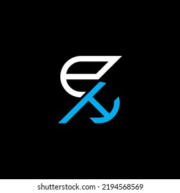 PH letter logo creative design with vector graphic, PH simple and modern logo.