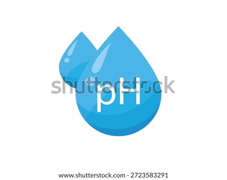 pH neutral balance icon, neutral balance ph symbol