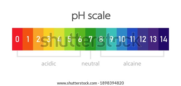 Ph Scale Chart Clipart Image Stock Vector (Royalty Free) 1898394820 ...