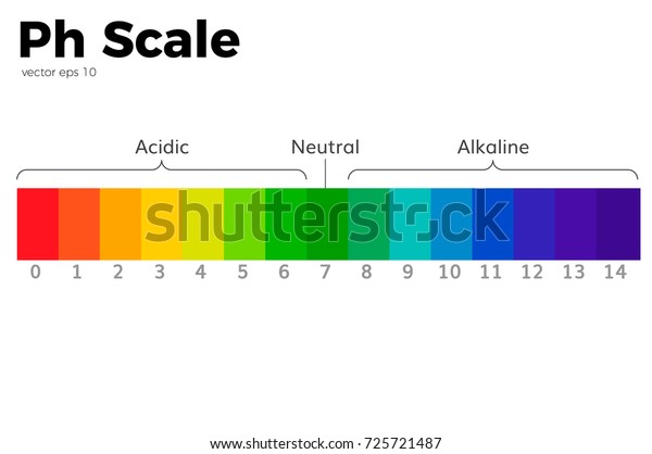 Ph Scale Universal Indicator Ph Color Stock Vector (Royalty ...