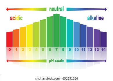 Ph Scale Value Vector Isolated Stock Vector (Royalty Free) 652651186