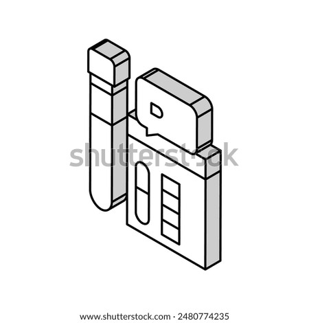 ph soil testing isometric icon vector. ph soil testing sign. isolated symbol illustration