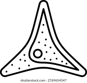 Phaeodactylum Tricornutum Illustration vector Icon Design