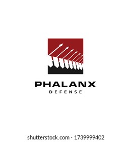 Phalanx Defense Shield Logo Vector