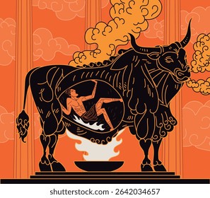 phalaris bronze greek bull torture myth