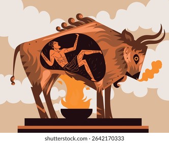 phalaris bronze greek bull torture with fire