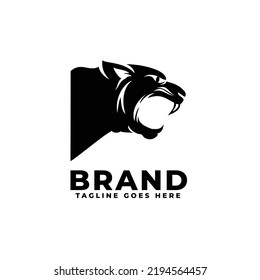 Phanter Head Logo Design Animal Logo Stock Vector (Royalty Free ...