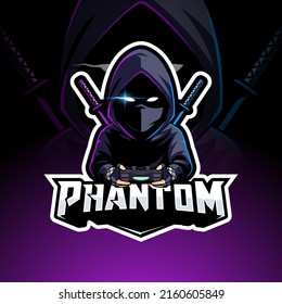 Phantom Assassins Esport Mascot Logo Design