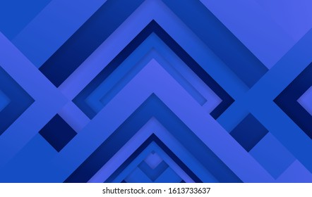 Phantom Classic Blue trendy color of 2020. Geometric abstract background. Modern gradient for layout, banner, poster, flyer, card design. Vector eps10.