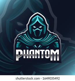 Phantom Logo Mascot Vector Illustration 