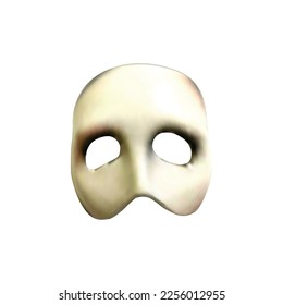 Phantom mask logo design vector and  illustration inspiration. Carnival and helloween costume