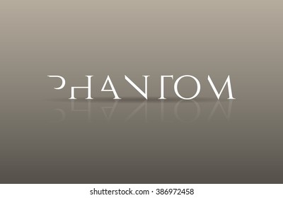 Phantom Sample Text Vector Illustration Stock Vector (Royalty Free ...