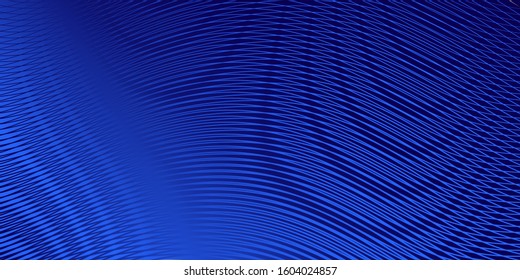 Phantom wavy abstract linear digital texture with moire effect. Trendy color 2020 phantom blue for design of books, websites, accessories for phones and tablet. Background for title, image for blog. 