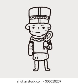 pharaoh doodle