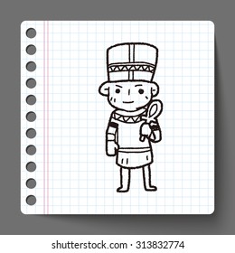 pharaoh doodle